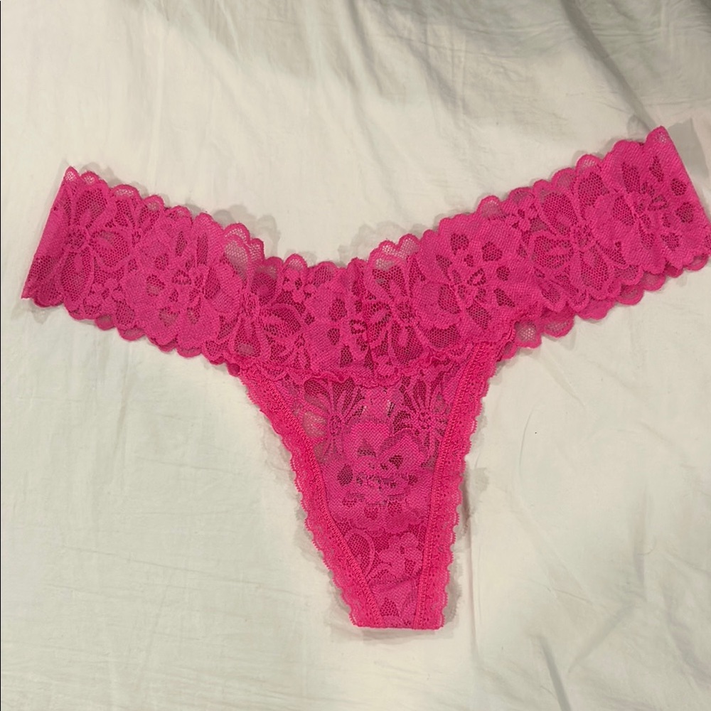 Victoria's Secret Pink Lace Panties NWT